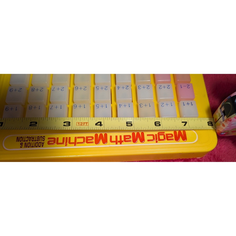 Magic Math Machine Addition Subtraction Learning Toy Yellow - Picture 6 of 9